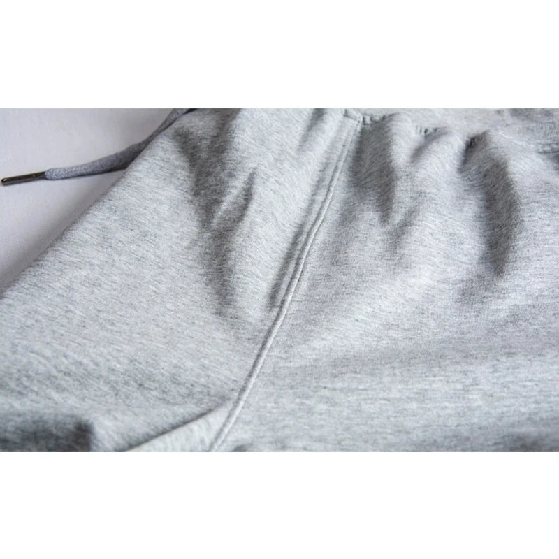 Summer Solid Men's Shorts Elastic Drawstring Shorts Joggers Loose Fitness Breathable Sports 5 piece Cotton Outfit Casual Pants