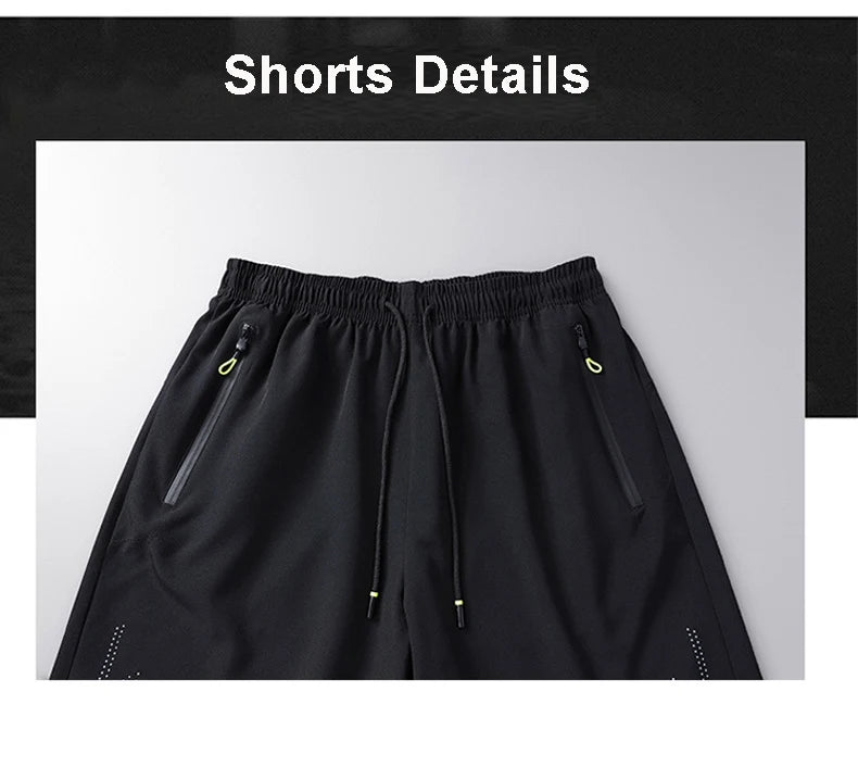 Shorts Men Casual Breathable Running Jogging Short Pants for Men Summer New Men's Shorts Quick Dry Sports Gym Fitness Bottom Man